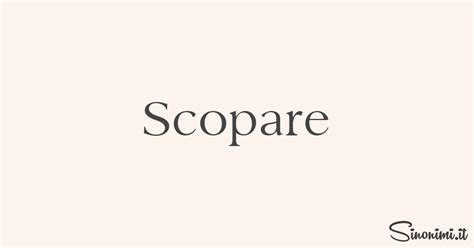 scopare