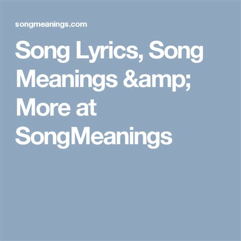 songmeanings